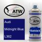 Preview: Audi, Midnight Blue, L362: 400ml Sprühdose, von ATW Autoteile West.